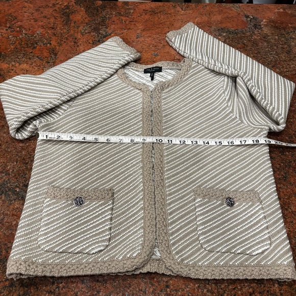 Rag & Bone Claire Women’s Sz M Tailored Long sleeve Cardigan In Eucalyptus Color - Picture 3 of 10